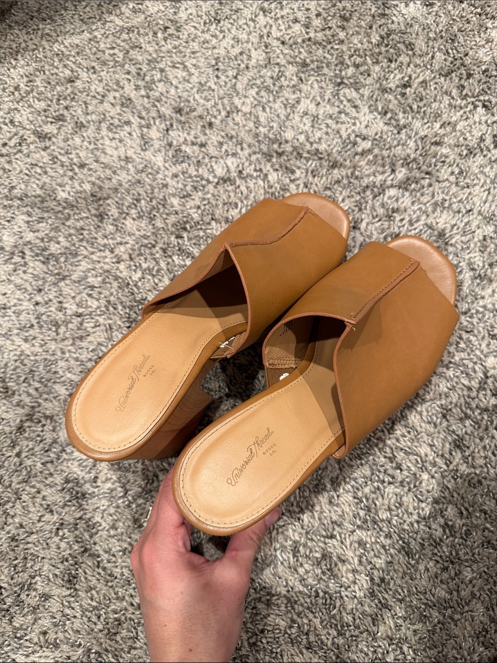Target universal thread platform sandals